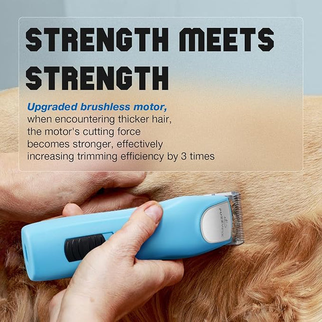 Professional Dog Clippers for Grooming - 2 Speed, A5 Metal Blade for Animal/Pet/Horse