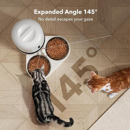 PETLIBRO Automatic Cat Feeder with Camera for Two Cats, 1080P HD Video with Night Vision, 5G WiFi