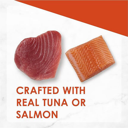 FANCY FEAST Inspirations Adult Wet Cat Food Salmon and Tuna Variety Pack 24x70g