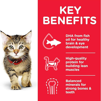 Hill's Science Diet Kitten Wet Cat Food, Chicken, 85g, 12 Pack, Cat Food Pouches