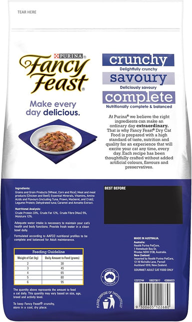 Fancy Feast - Tuna, Prawn, Mackerel & Crab Cat Food, Adult, 1.4 Kg