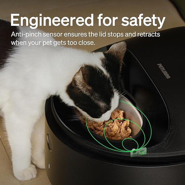 PETLIBRO Automatic Wet Food Cat Feeder, Refrigerated Auto Cat Feeder with Stainless Steel Bowl & Semiconductor Cooling, Fresh Meals for 3 Days, Wi-Fi App-Controlled Pet Food Dispenser, Easy to Clean