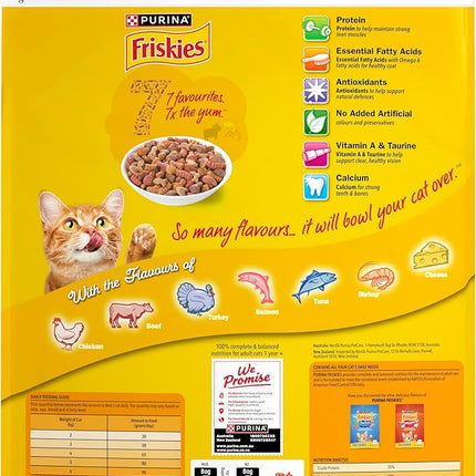 FRISKIES Adult Dry Cat Food Seven Favourites 6kg