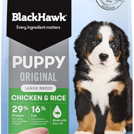 Black Hawk Puppy Large Breed Chicken and Rice Dry Dog Food 3 Kg