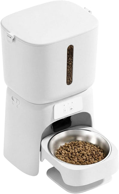 Pet Feeder Automatic Pet Feeder 6L WiFi Auto Dog Cat Food Dispenser 1080P HD Video