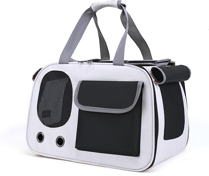 Collapsible Airline Approved Pet Carrier for Cats & Dogs up to 17 lbs