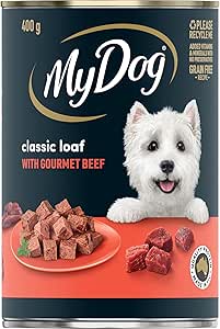 MY DOG Adult Wet Dog Food Gourmet Beef 400g Can, 24 Pack