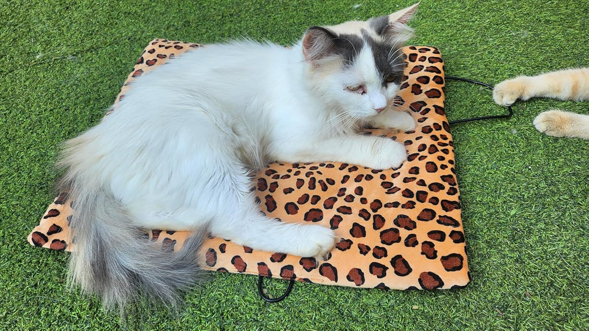 USB Heating Pad for Cat Small Dog, 5V Safe Heated Pet Mat with 3-Temp