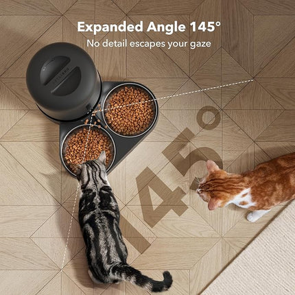 PETLIBRO Automatic Cat Feeder with Camera for Two Cats, 1080P HD Video with Night Vision, 5G WiFi