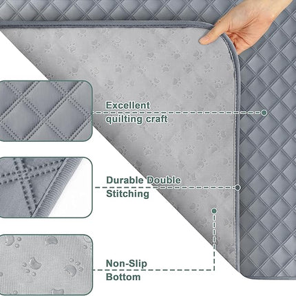 Eterish Reusable Washable Pee Pads for Dogs Large/Extra Large 36'' x 41'' 2 Pack, Leak-Proof