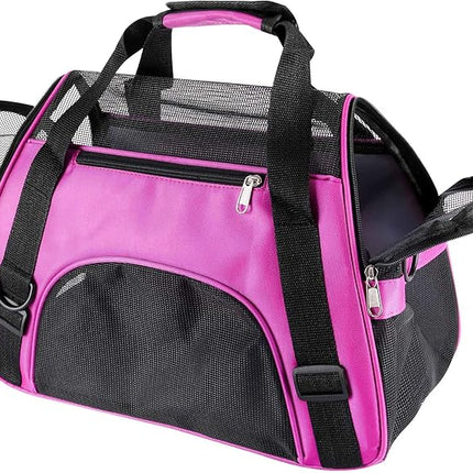 MuchL Cat Carriers Cat Soft-Sided Carriers (Small, Purple)
