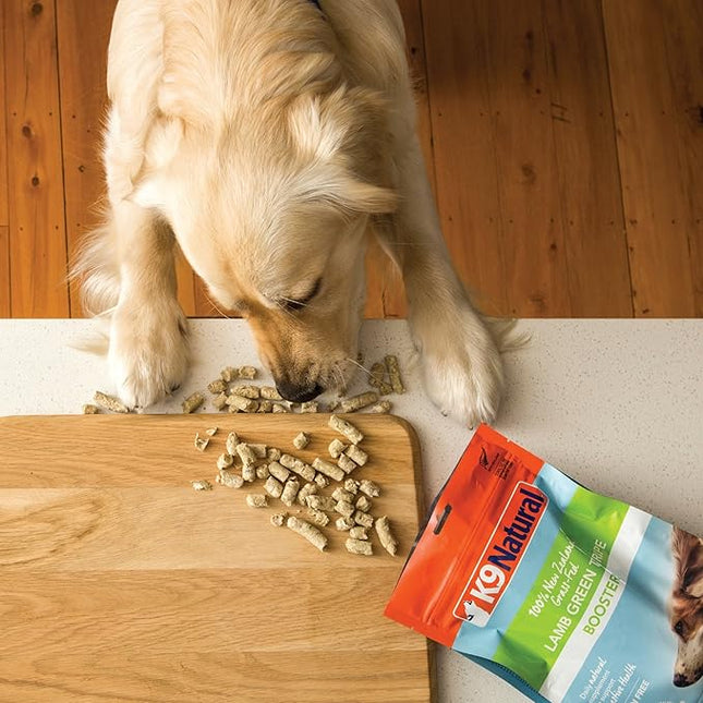 K9 Naturals Freeze Dried Dog Food Topper with Verified Ingredients, Organ Meat Blend for Digestive Support, Human-Grade Freeze Dried Puppy Food & Dog Topping, Lamb Green Tripe, 200g