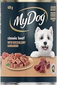 MY DOG Adult Wet Dog Food Tasty Kangaroo 400g Can, 24 Pack