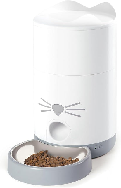 Catit PIXI Smart Feeder – Automatic and Customizable Feeding Schedule with App Support, White