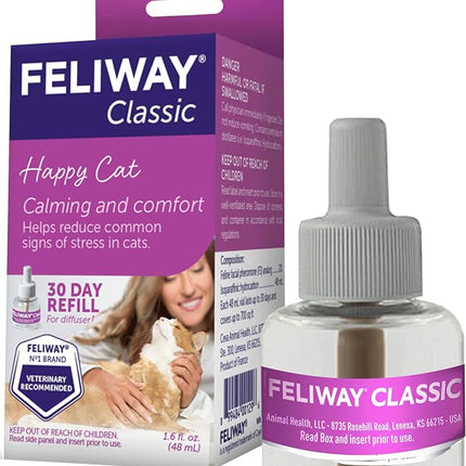FELIWAY Classic Cat Calming Pheromone Diffuser Refill - 1 Pack