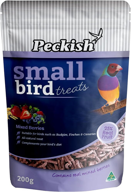 Peckish Small Parrot Mixed Berries Treats 200 gm