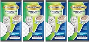 Ezi-Lockodour Absorbant Cat Litter 10 Pads Packet 4 Pack