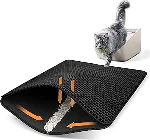 Ycozy Cat Litter Mat 60 X 40cm Kitty Litter Trapping Mat for Litter Box