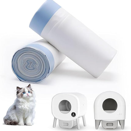 40 Count Cat Litter Box Liners - Unscented,Thick & Leak-Resistant, Fits Most Standard 13-15 Gallon Litter Boxes