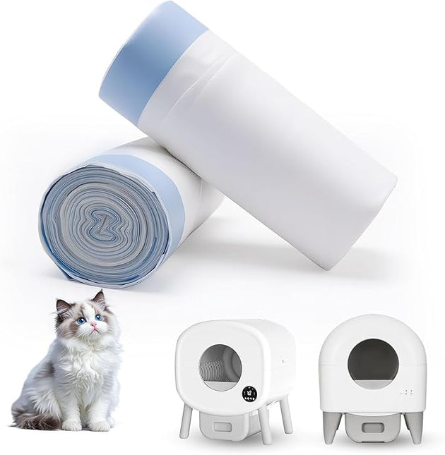 40 Count Cat Litter Box Liners - Unscented,Thick & Leak-Resistant, Fits Most Standard 13-15 Gallon Litter Boxes