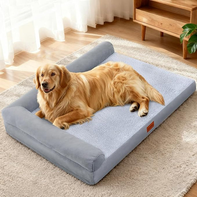 Large Dog Bed，Orthopedic Pet Sofa for Medium，Large Dogs