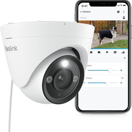 REOLINK 4K Security Camera Outdoor System, Home IP PoE Cam (No WiFi)