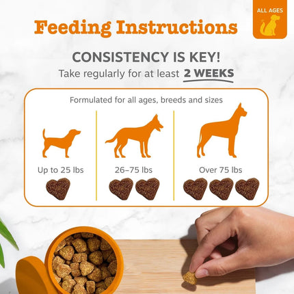 Pet Purely Dog Allergy Chews - Dog Allergy Relief, Peanut Butter, 120 Pieces
